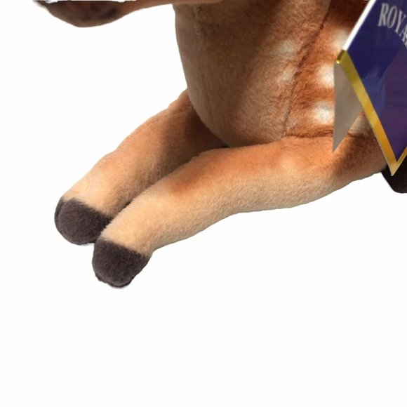 Royal Plush Deer Realistic Stuffed Animal Plush 11x8in Doe Antlers Fawn Easter - Picture 7 of 12